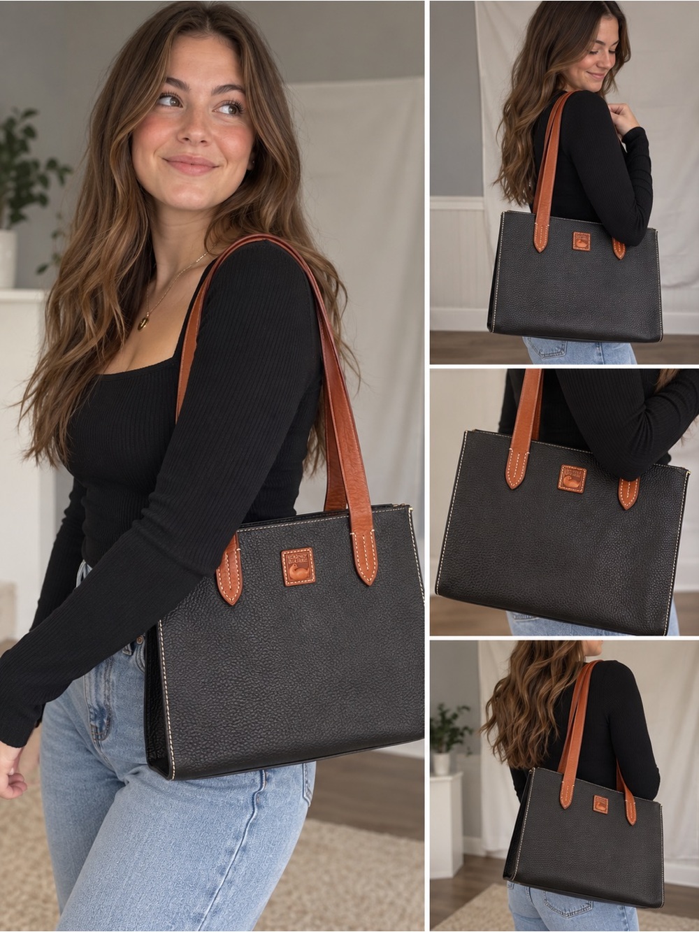 Dooney & Bourke Pebble Grain Leather Tote Bag